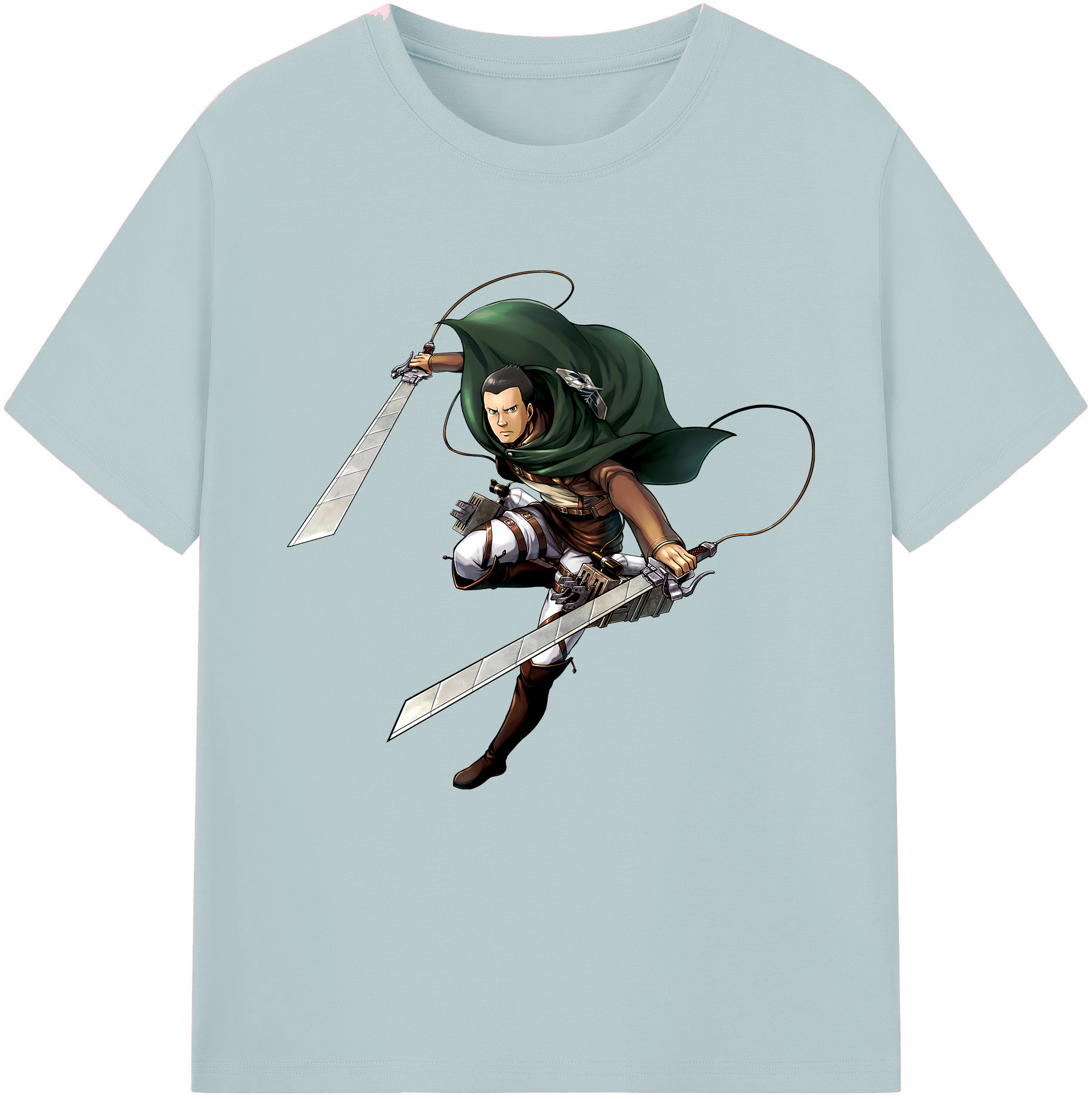 （画像用） 進撃の巨人 Attack on Titan 綿100％半袖Tシャツ（フロントプリント）